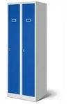 Jan Nowak Umkleideschrank, Blau, Metall, 60x180x50 cm, Garderobe,