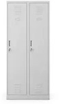 Jan Nowak Umkleideschrank, Grau, Metall, 80x180x50 cm, Garderobe,