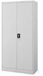 Jan Nowak Mehrzweckschrank, Grau, Metall, 90x185x45 cm, Schlafzimmer,