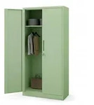 Jan Nowak Mehrzweckschrank, Gr&uuml;n, Metall, 90x185x45 cm, Arbeitszimmer,