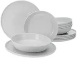 Creatable Tafelservice, Wei&szlig;, Keramik, 12-teilig, Essen & Trinken, Geschirr,