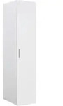 Xora Garderobenschrank, Wei&szlig;, Holzwerkstoff, 6 F&auml;cher, 45x185x40 cm, BQ - B&uuml;ndnis