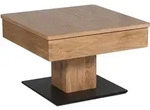 Couchtisch, Eiche, Holz, Holzwerkstoff, Wildeiche, furniert,massiv, quadratisch,