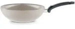 Fissler Wokpfanne Ceratal, Grau, Metall, 3.7 L, 29 cm, antihaftbeschichtet,