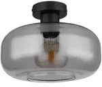 Globo Deckenleuchte, Schwarz, Metall, Glas, 28x20.5x28 cm, Lampen & Leuchten,