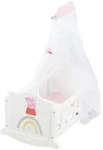 Roba Puppenwiege, Wei&szlig;, Holz, Film/Serie/TV, 35x61.5x52 cm, female, Spielzeug,