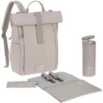 L&auml;ssig Wickelrucksack, Taupe, Textil, 14.5x42x29 cm, Baby on Tour, Kinderwagen,
