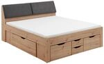 Boxxx Stauraumbett, Eiche Artisan, Holzwerkstoff, 6 Schublade(n) Schubladen,...