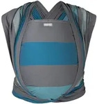 Hoppediz Babytragetuch, Taupe, Grau, Blau, Textil, 70x0.1x460 cm, Baby on Tour,