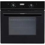 Wolkenstein Backofen, Schwarz, Glas, Metall, 59.5x59.5x55 cm, Digitaldisplay,