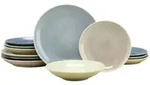 Creatable Tafelservice, Mehrfarbig, Keramik, 12-teilig, Essen & Trinken, Geschirr,