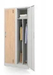 Jan Nowak Umkleideschrank, Wei&szlig;, Beige, Metall, 80x180x50 cm, Garderobe,