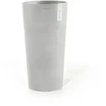 Ecopots Blumentopf, Hellgrau, Kunststoff, Beton Optik, Rund, 66 cm, Dekoration,