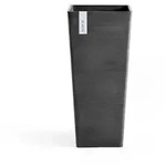 Ecopots Blumentopf, Dunkelgrau, Kunststoff, Beton Optik, Quadratisch, 70.5 cm,