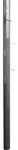 Garderobenpaneel, Anthrazit, Chrom, Metall, Holzwerkstoff, 8x185x4 cm,