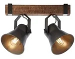 Brilliant Spotbalken, Schwarz, Holz, 40x24x17 cm, Lampen & Leuchten,