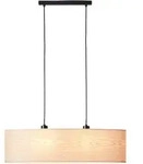 Brilliant H&auml;ngeleuchte Romm, Schwarz, Kiefer, Holz, Metall, rund,rund, 22x120x78 cm,