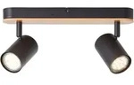 Brilliant Spotbalken, Schwarz, Metall, 34.5x14.5x5.5 cm, Lampen & Leuchten,