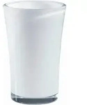 Leonardo Vase Bloom, Wei&szlig;, Glas, konisch, 22 cm, Dekoration, Vasen, Glasvasen
