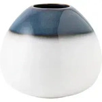 like.Villeroy & Boch Vase Lave Home, Blau, Wei&szlig;, Keramik, 13 cm, Dekoration, Vasen,