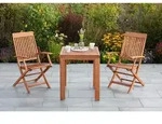 Gardenson Gartentischgruppe Comodoro, Eukalyptusholz, Holz, Eukalyptusholz, Hartholz,