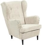 Carryhome Ohrensessel, Creme, Holz, Buche, massiv, 78x102x98 cm, Wohnzimmer, Sessel,