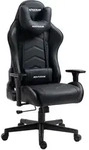MaxPodium Gaming-B&uuml;rostuhl, Schwarz, Kunststoff, 55x137x50 cm, Kinder- &