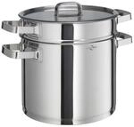 K&uuml;chenprofi Pastatopf SAN Remo, Edelstahl, Metall, 6 L, 23.5x27x30 cm, Kochen,