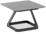 Niehoff Garden Gartenbeistelltisch, Anthrazit, Metall, quadratisch, Z-Form, 70x46x70