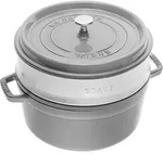 Staub Topf, Grau, Metall, Kochen, T&ouml;pfe, Kocht&ouml;pfe