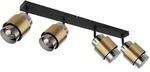 Globo Strahler Milley, Grau, Schwarz, Messing, Metall, Glas, 10x12.5x65 cm, CE,