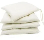 Zollner Stuhlkissen,, Creme, Textil, Quadratisch, 40x3x40 cm, Oeko-Tex&reg;...