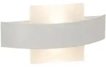 Brilliant Wandleuchte, Wei&szlig;, Metall, 25.5x13.6x5.5 cm, Lampen & Leuchten,