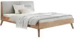 Hasena Bett, Hellgrau, Eiche Bianco, Holz, Eiche, massiv, 180x200 cm, &Uuml;ber- und