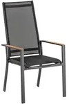 Niehoff Garden Gartensessel, Anthrazit, Schwarz, Holz, Teakholz, massiv, eckig,