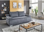 Carryhome Schlafsofa, Grau, Holz, Kunststoff, 2-Sitzer, F&uuml;llung: Polyester,
