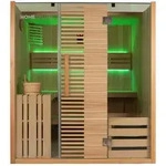 Home Deluxe Traditionelle, Natur, Holz, 180x200x150 cm, Freizeit, Wellness, Sauna