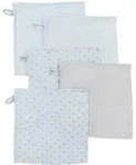 Roba Waschlappen, Blau, Textil, Rechteckig, 25x25 cm, unisex, Gots,...
