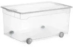 Rotho Box, Transparent, Kunststoff, 40x33.5x71.5 cm, Reach, DIN EN ISO 14001, DIN EN