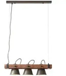Brilliant Pendelleuchte, Schwarz, Holz, 70x115x20 cm, Lampen & Leuchten,