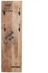 Mid.you Garderobenpaneel, Natur, Schwarz, Holz, Metall, Mangoholz, massiv, 35x110x8