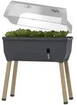 Gusta Garden Hochbeet Sammy Salad, Anthrazit, Holz, Kunststoff, L&auml;rche, 40 L,