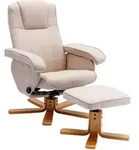 Svita Relaxsessel, Beige, Textil, 75x95x68 cm, Wohnzimmer, Sessel, Relaxsessel