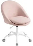 Drehstuhl, Rosa, Metall, Textil, Drehkreuz, 60x83x60 cm, Sitzfl&auml;che 360&deg; drehbar,