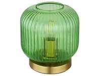 Globo Tischleuchte, Grün, Glas, 21 cm, Wippschalter, Lampen & Leuchten,