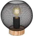 Globo Tischleuchte, Schwarz, Metall, 20 cm, mit Schalter, Lampen & Leuchten,