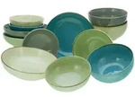 Creatable Sch&uuml;sselset Nature Collection Bunt, Mehrfarbig, Keramik, 12-teilig, rund,