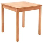 P & B Esstisch, Buche, Holz, Kernbuche, massiv, quadratisch, eckig, 70x76x70...