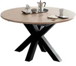 58aufmkessel Esstisch, Natur, Holz, Rund, 110x78x110 cm, Esszimmer, Tische,...