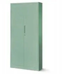 Jan Nowak Aktenschrank, Gr&uuml;n, Metall, 90x195x40 cm, Arbeitszimmer, Aktenschr&auml;nke